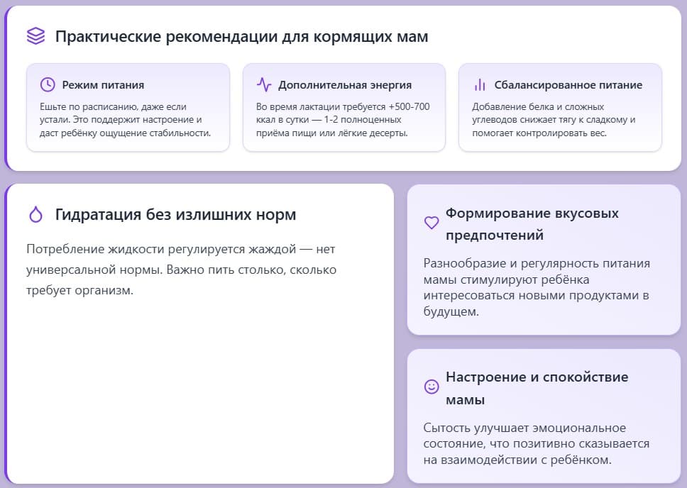 Рацион кормящей мамы: научный взгляд и эффективные подходы Рацион кормящей мамы: научный взгляд и эффективные подходы